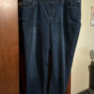 Croft & Barrow Women's Plus Dark Blue Jeans